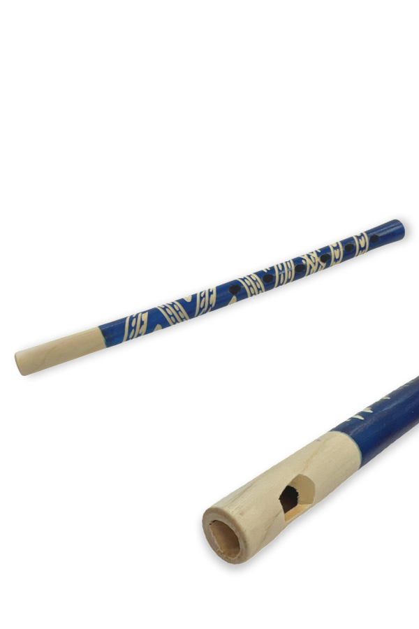 Artisan crafted Ukrainian reed pipe 12"