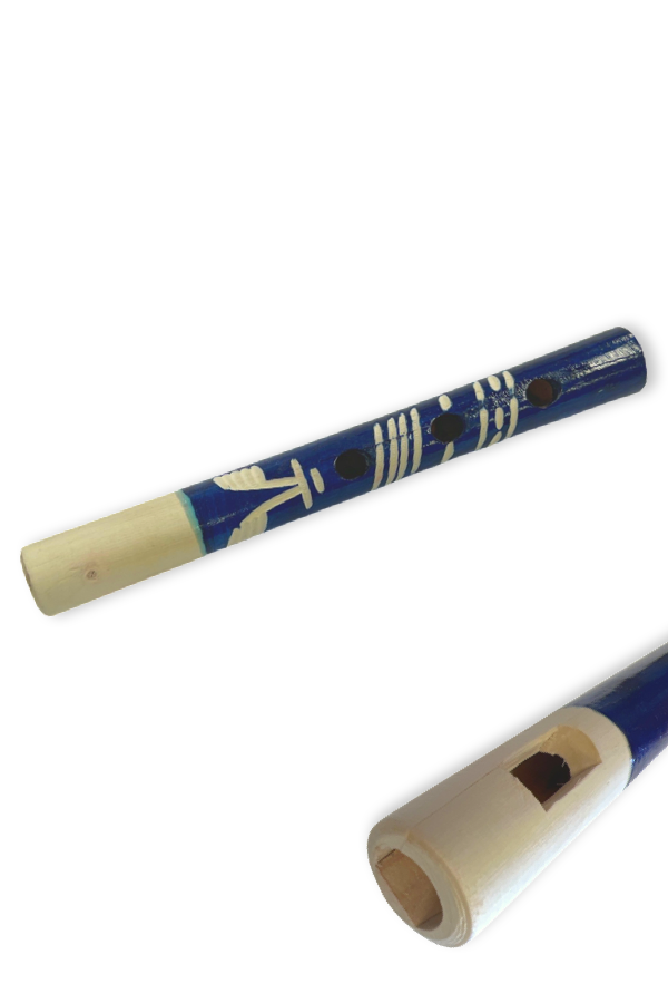 Artisan crafted Ukrainian reed pipe 6"