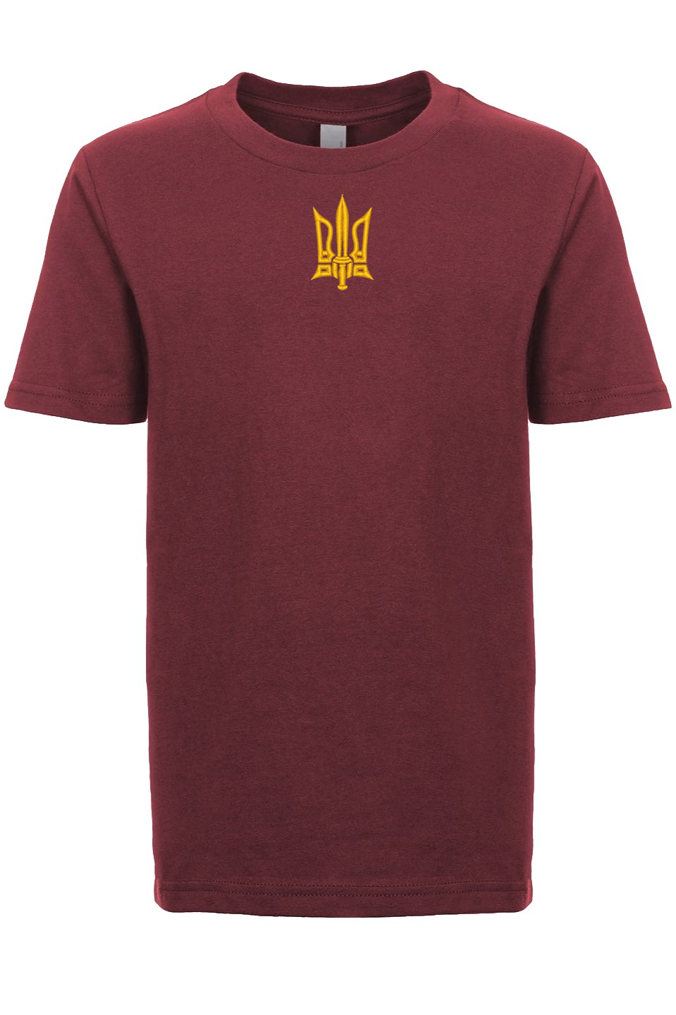 Kid's embroidered t-shirt "Combat Tryzub"