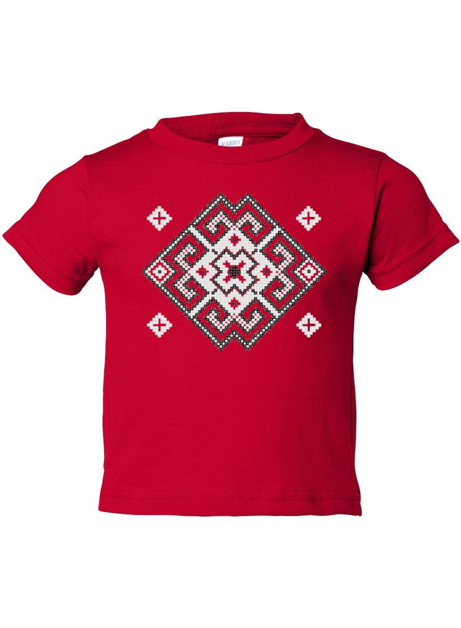 Toddler t-shirt "Vortex" red