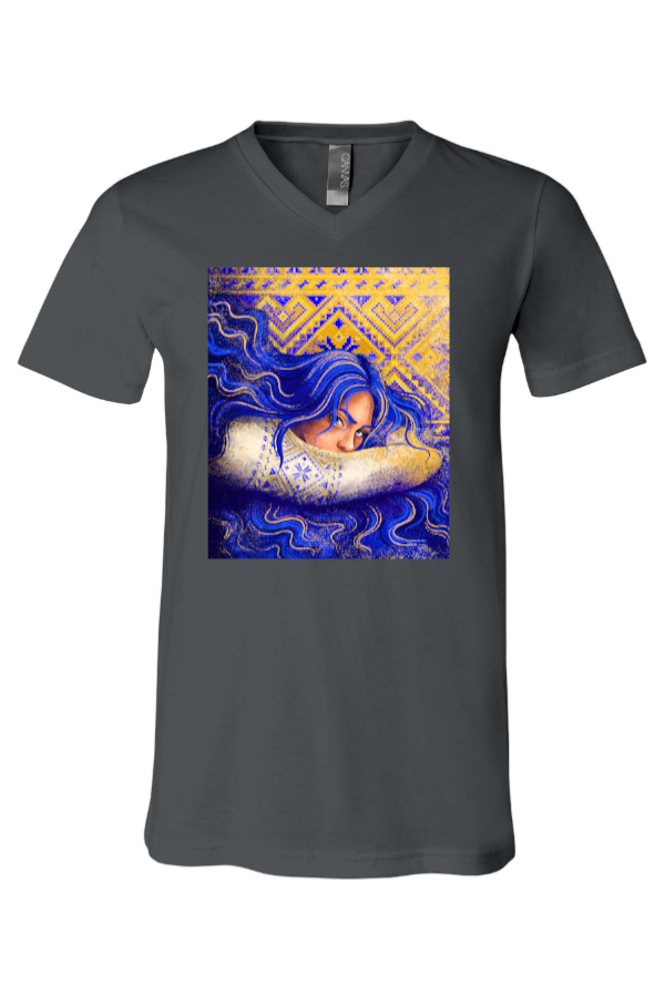 Adult v-neck t-shirt "Nezlamna"