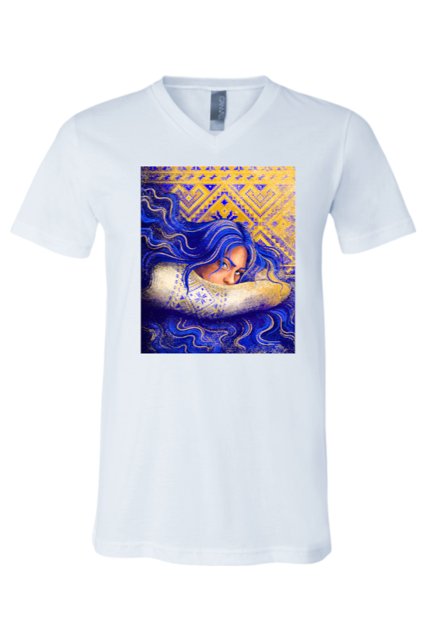 Adult v-neck t-shirt "Nezlamna"