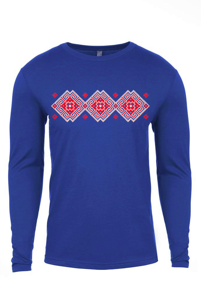 Adult long sleeve shirt "Vortex" red