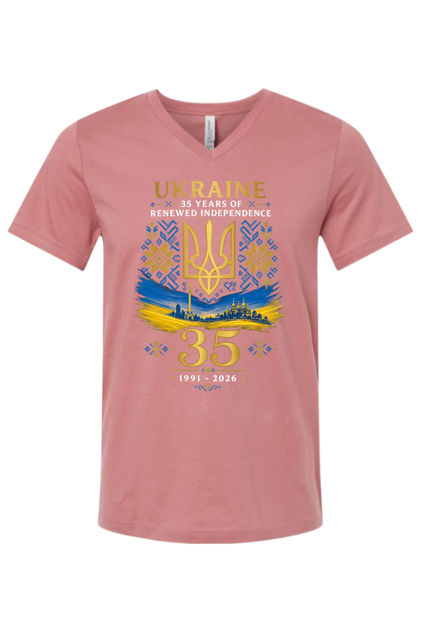 Adult v-neck t-shirt "Ukraine 35"