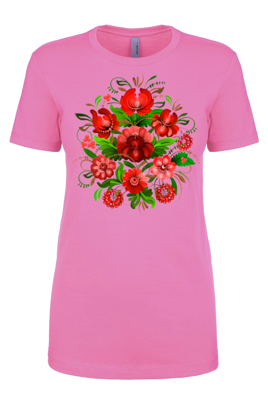 Female fit t-shirt "Petrykivka"