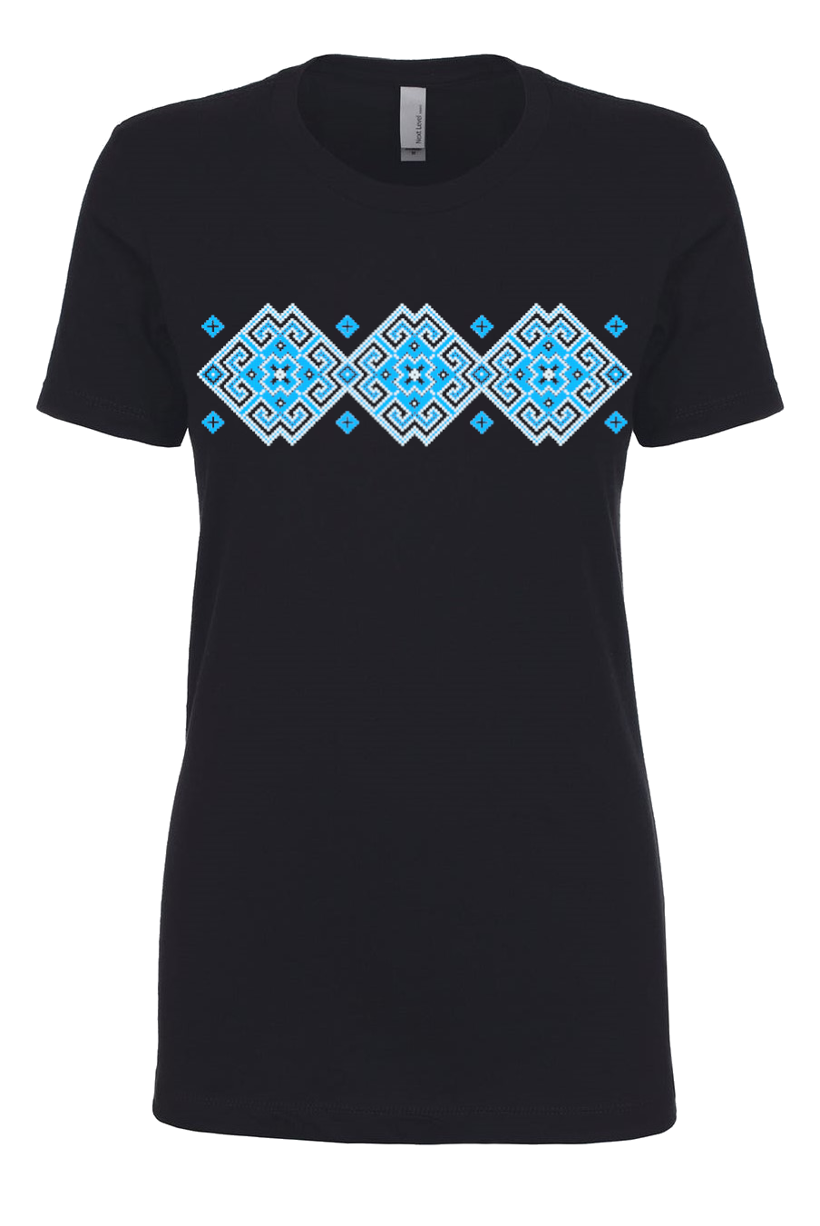 Female fit t-shirt "Vortex" blue