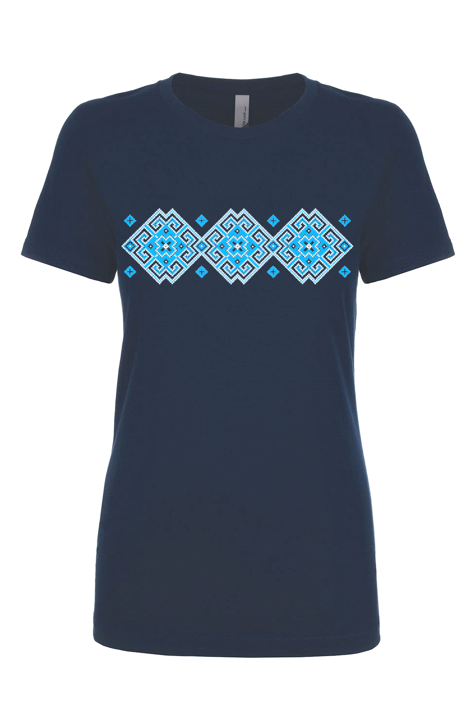 Female fit t-shirt "Vortex" blue