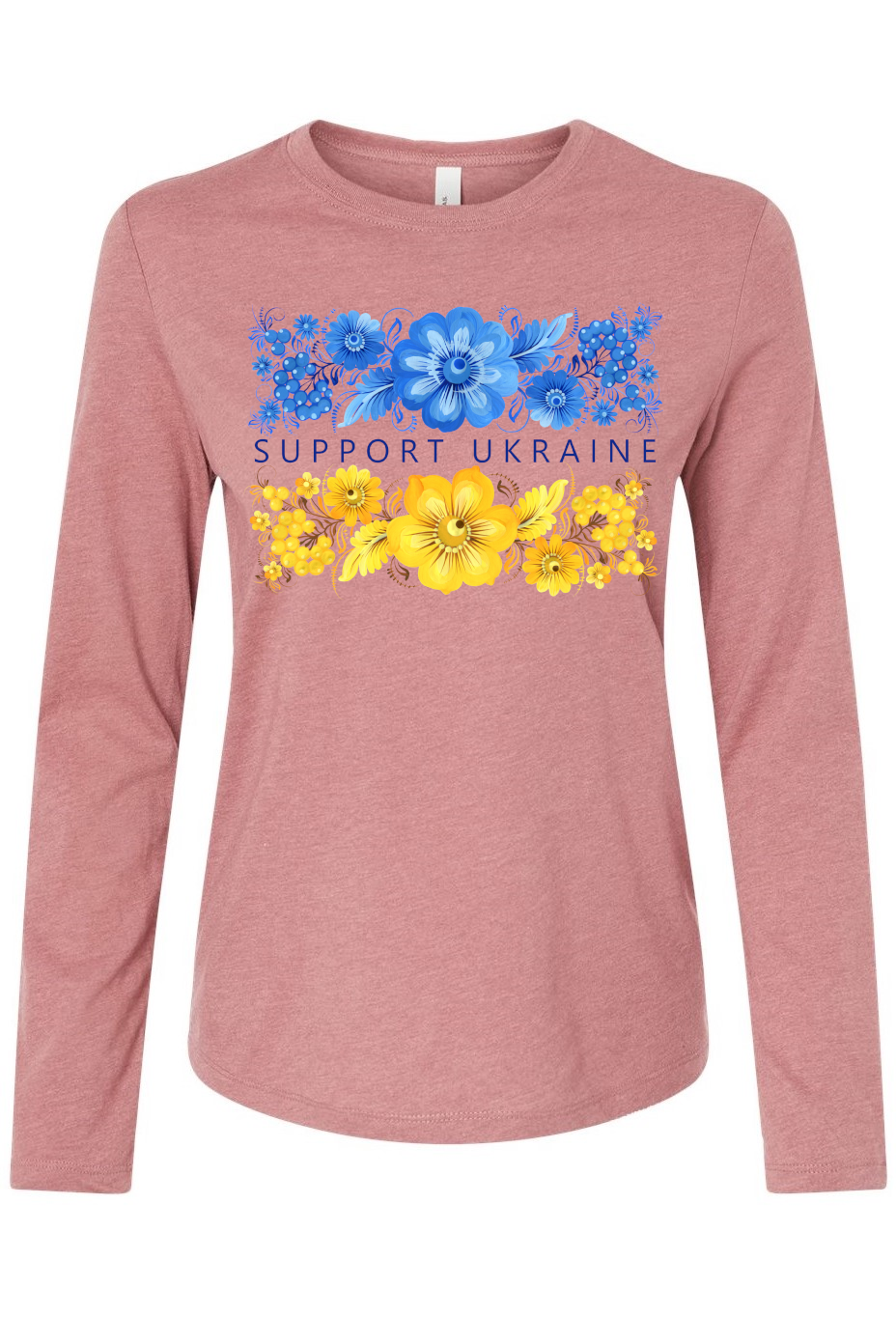 Female long sleeve top "Support Ukraine"