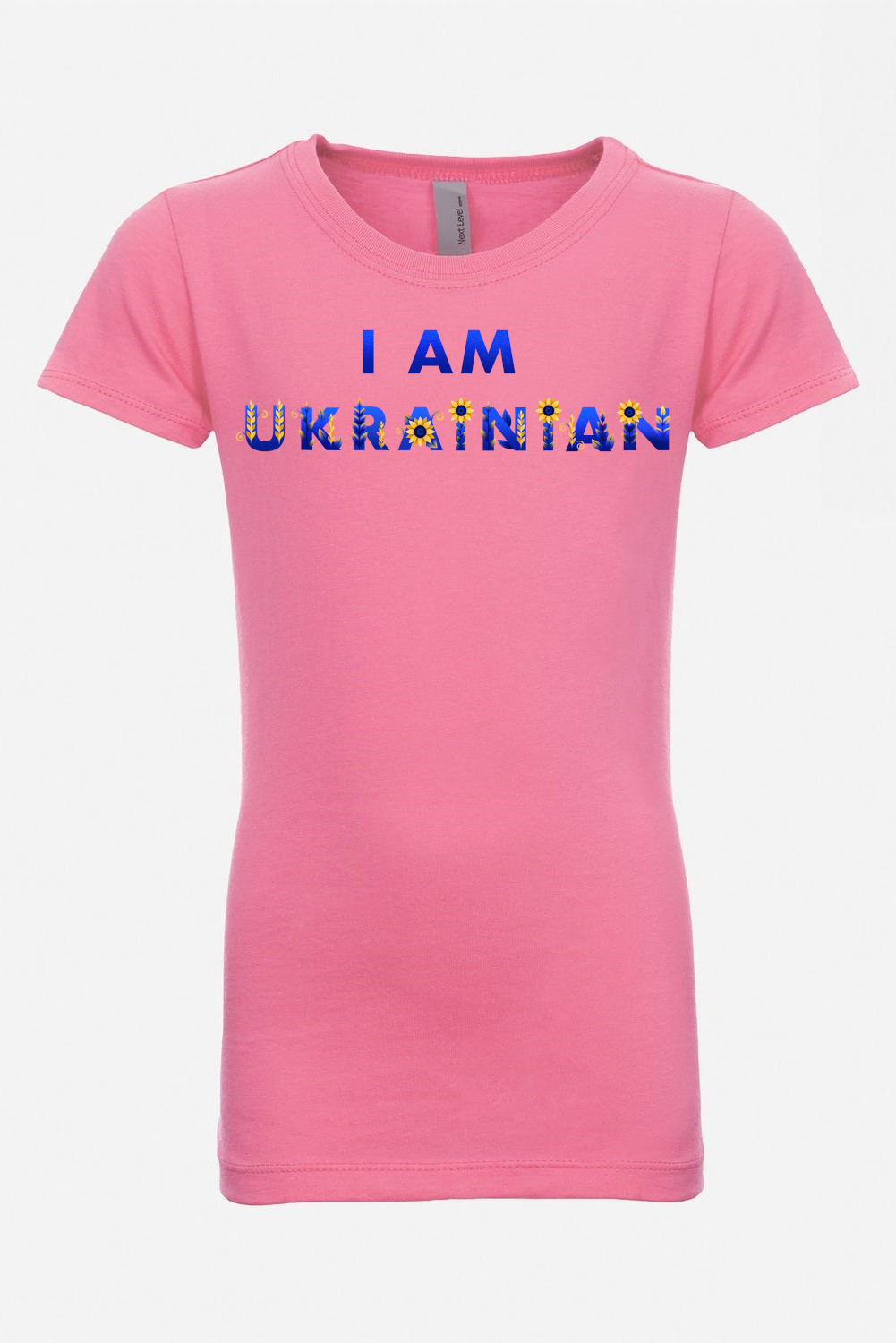 Girl's t-shirt "I AM UKRAINIAN"