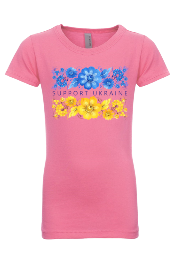 Girl's t-shirt "Support Ukraine"