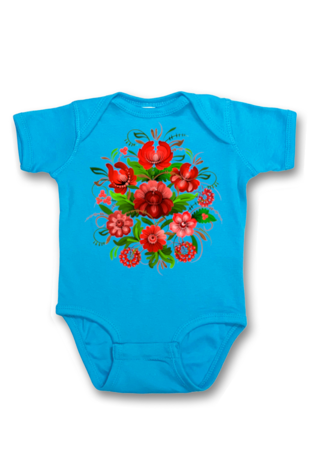 Infant onesie "Petrykivka"