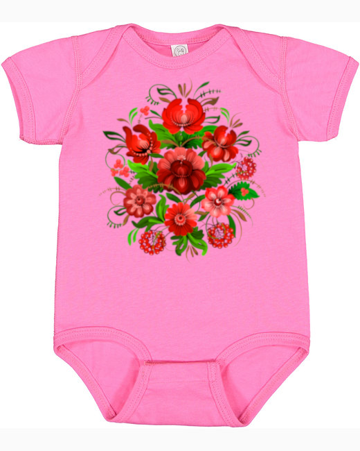 Infant onesie "Petrykivka"