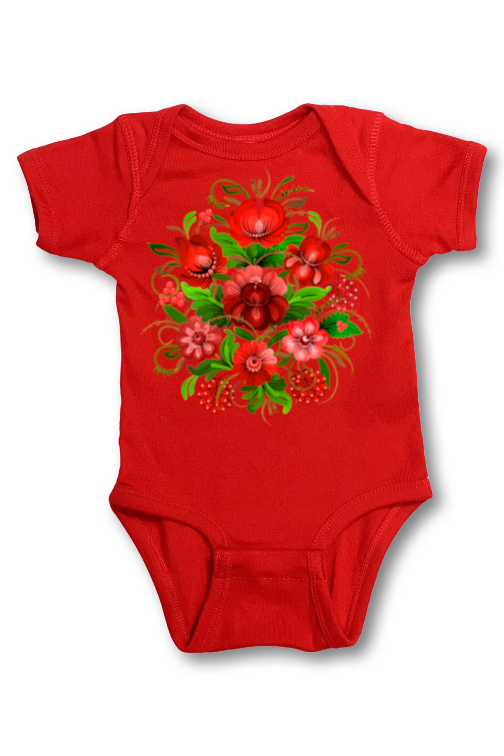 Infant onesie "Petrykivka"