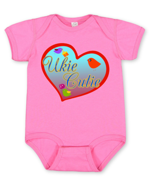 Infant onesie bodysuit "Ukie Cutie"