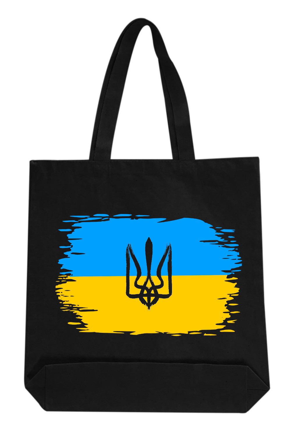 Canvas Tote Bag with Ukrainian print