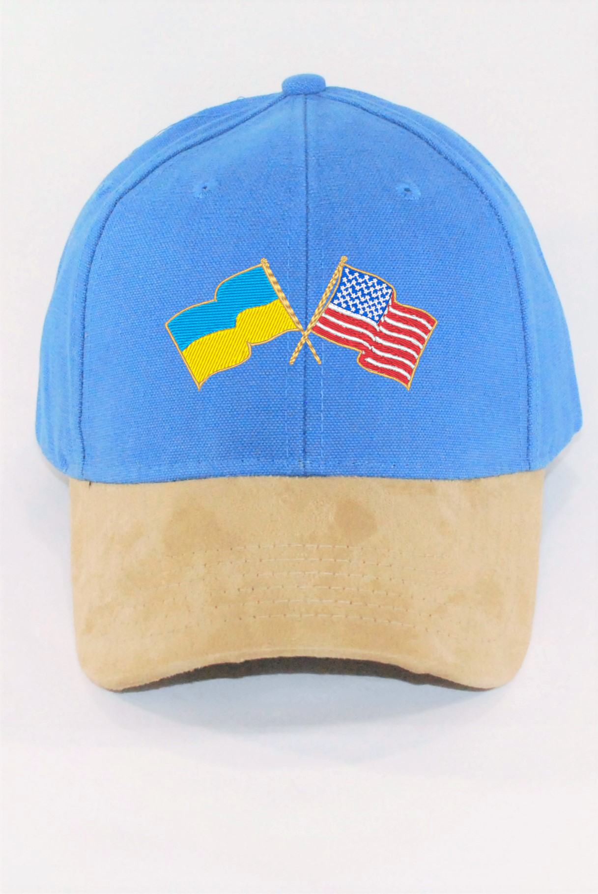 Embroidered bill cap "Ukrainian-American"