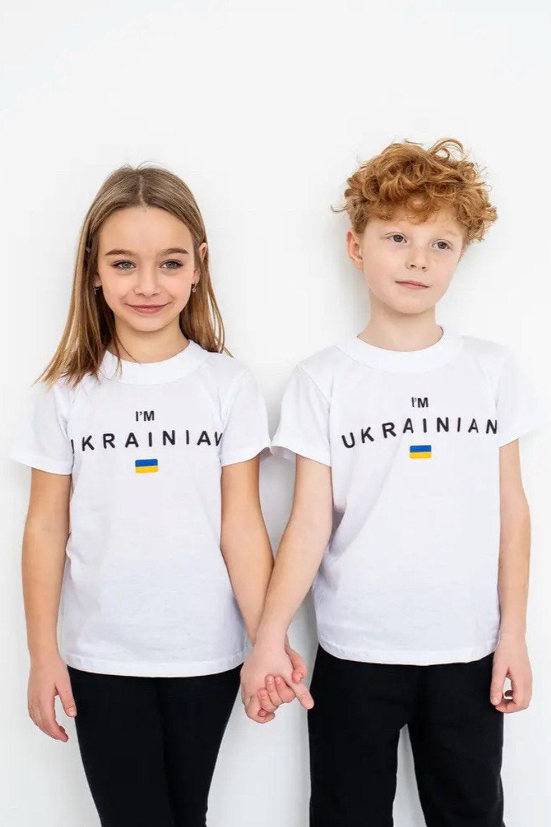 Дитяча синьо-жовта футболка "Україна"