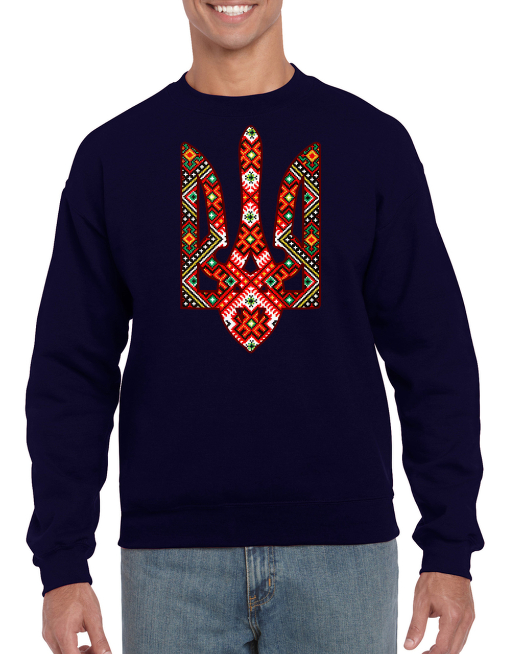 Adult unisex sweatshirt "Etno Tryzub"