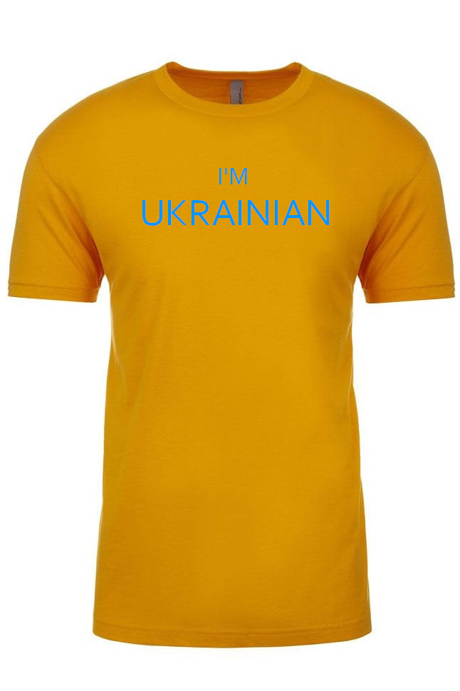 Adult t-shirt "I'M UKRAINIAN"