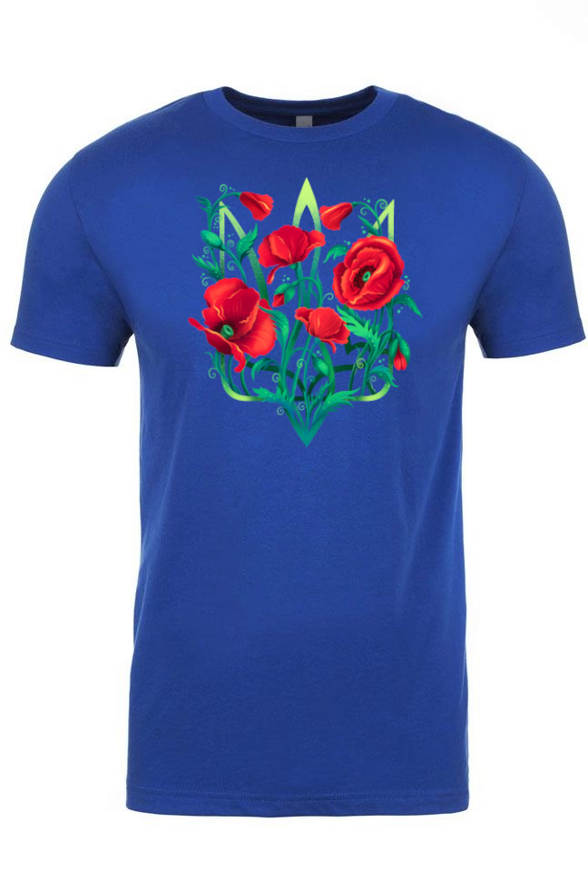 Adult t-shirt "Poppy Tryzub"