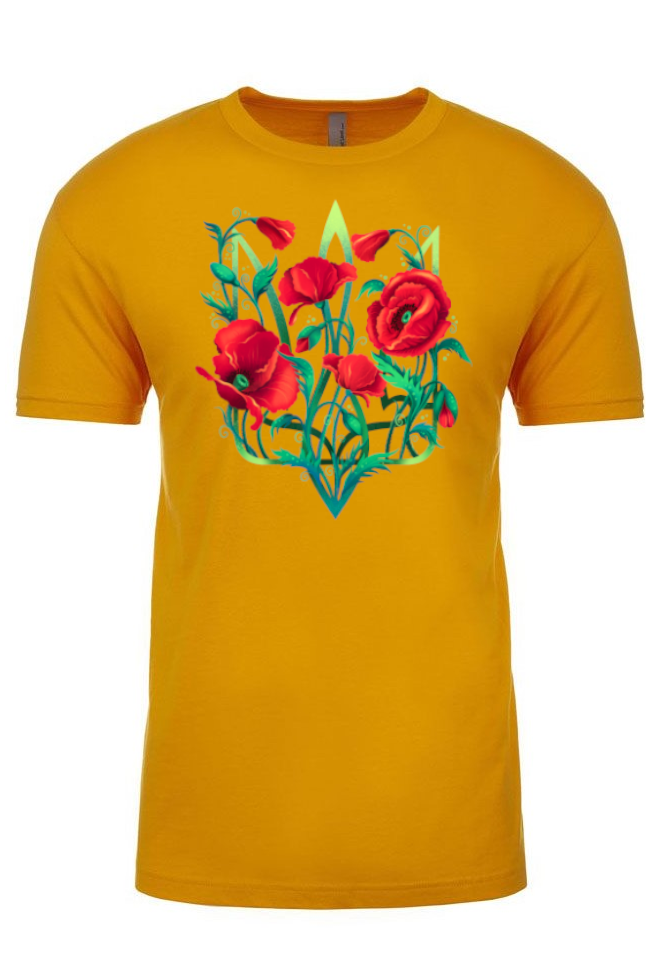 Adult t-shirt "Poppy Tryzub"