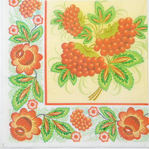 Set of 20 luncheon napkins "Kalyna"