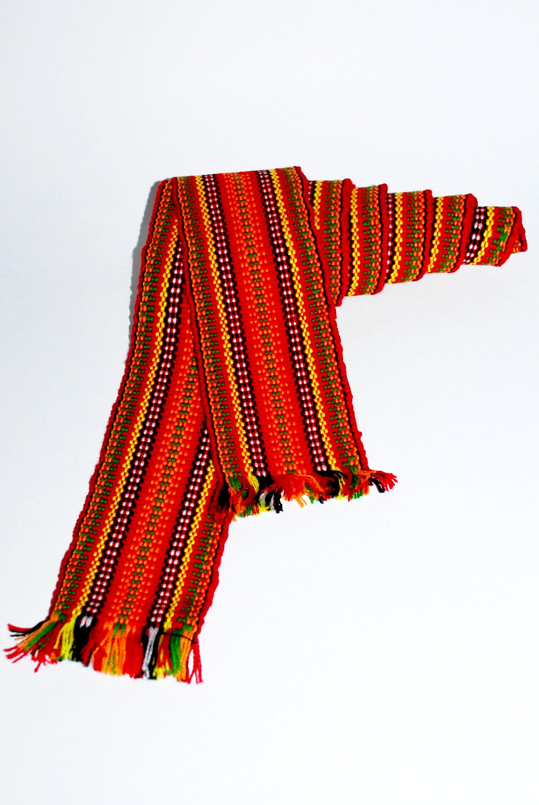 Ukrainian belt "Krayka" muticolor. Large