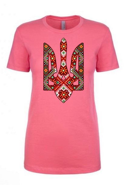 Female fit t-shirt "Etno Tryzub"