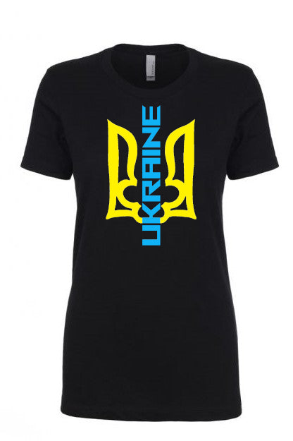 Female fit t-shirt "Ukraine Trident"