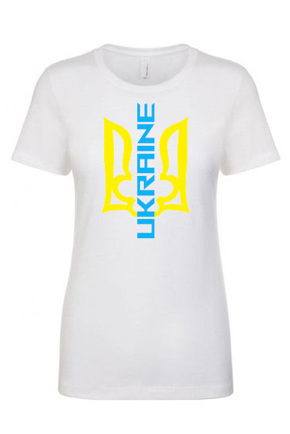 Female fit t-shirt "Ukraine Trident"