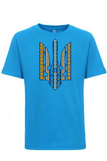 Kid's t-shirt "Ornate Tryzub"