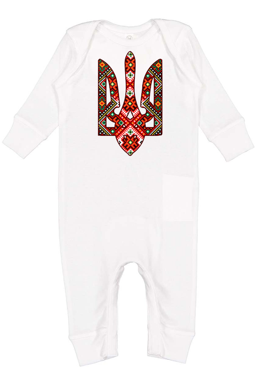 Baby Onesie bodysuit "Etno Tryzub"