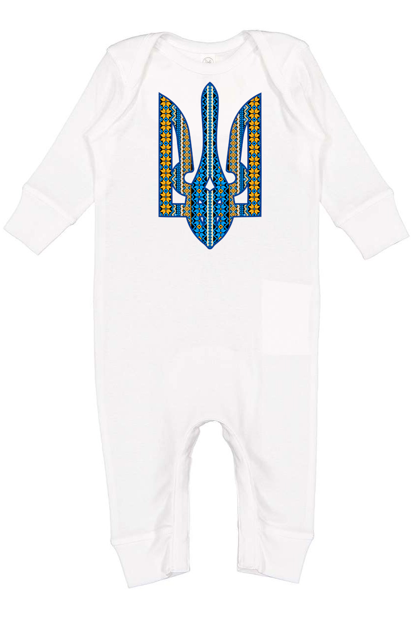 Baby Onesie bodysuit "Ornate Tryzub"